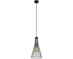 Globo MILLI Hanglamp - Zwart - Ø20cm - E27 - afbeelding 6 van 6