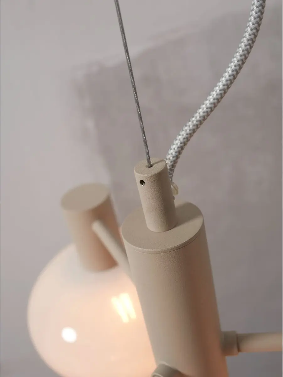 it's about RoMi Hanglamp Bologna 4x30W - Wit - afbeelding 6 van 6