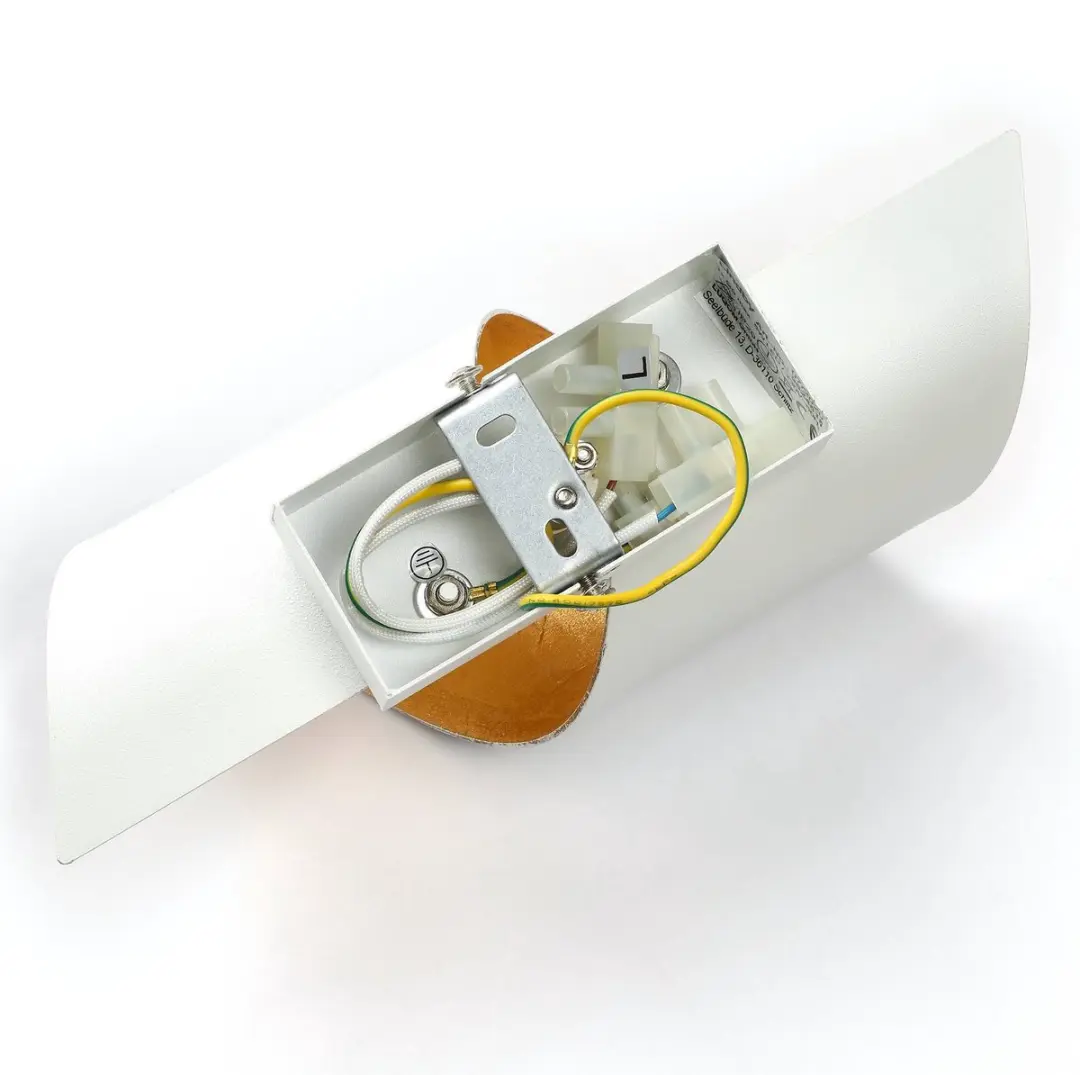 Lindby Wandlamp Desirio+ Metaal - 1 Lichtpunt - G9 - Wit/Goud