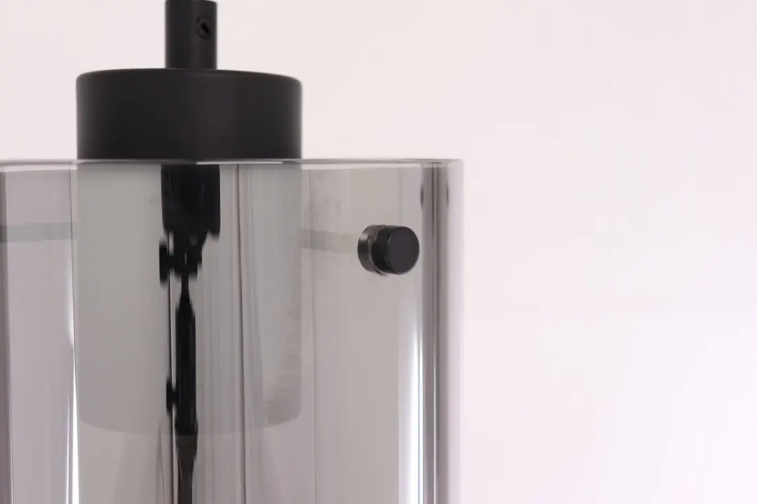 Freelight Hanglamp 4-lichts Glas Smoke naar Helder 125cm - Zwart