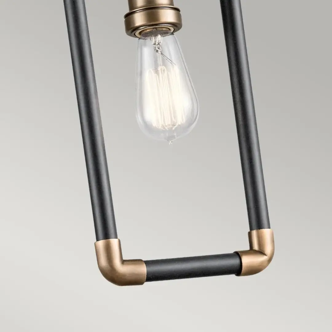 Elstead Landelijke Hanglamp E27 - 60W - Zwart