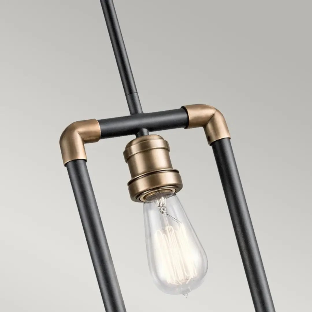Elstead Landelijke Hanglamp E27 - 60W - Zwart