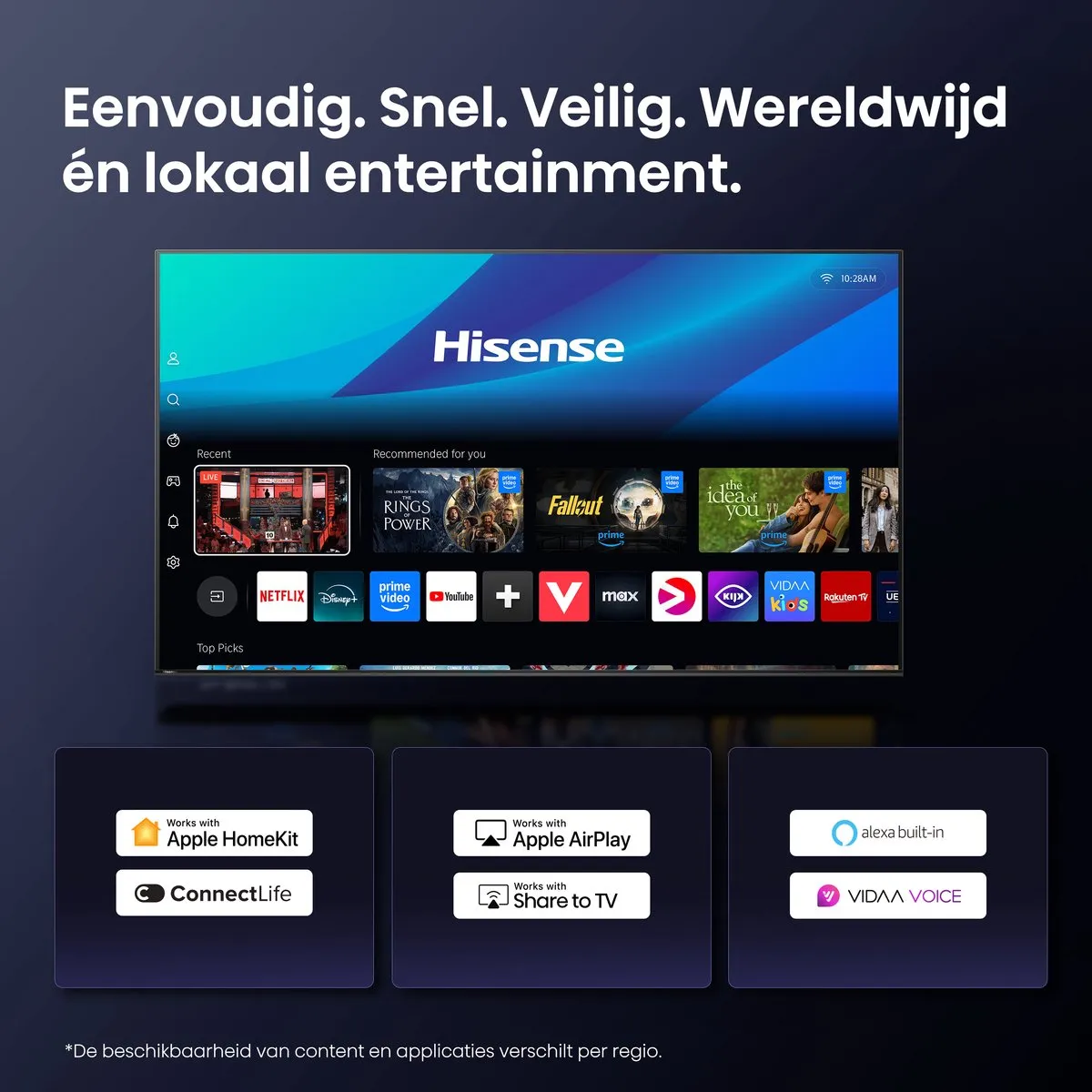 Hisense 65E7Q 65 inch QLED TV - 4K