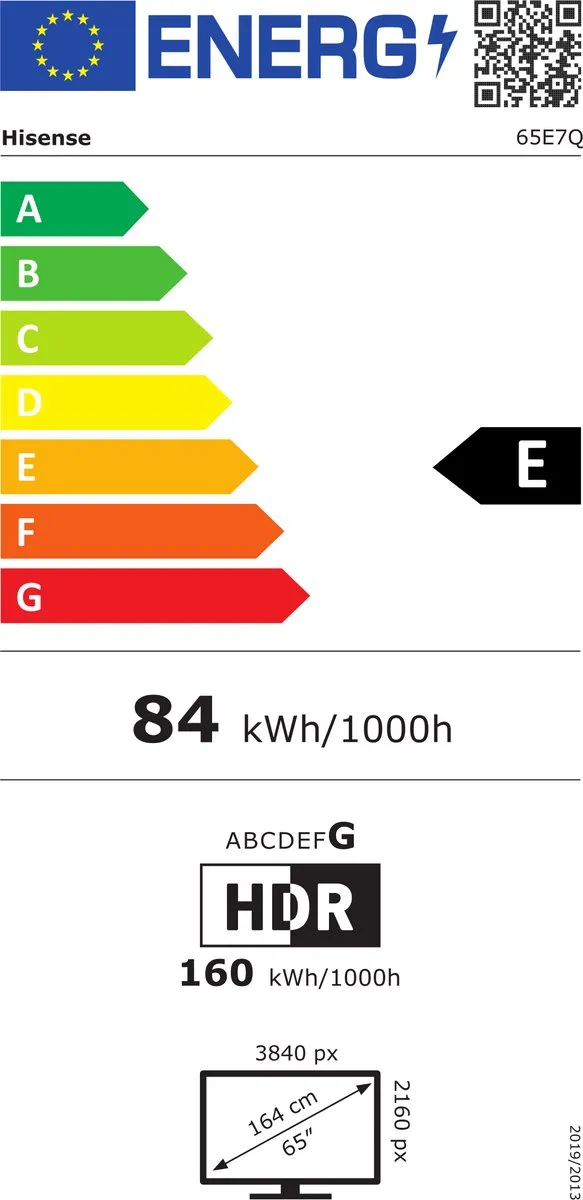 Hisense 65E7Q 65 inch QLED TV - 4K