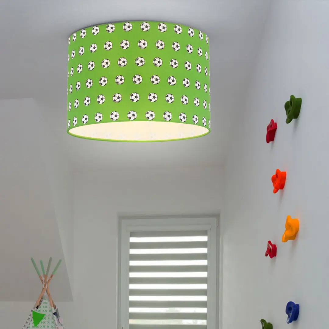 Globo Plafondlamp Speelkamer Groen 30x25,5cm - E27