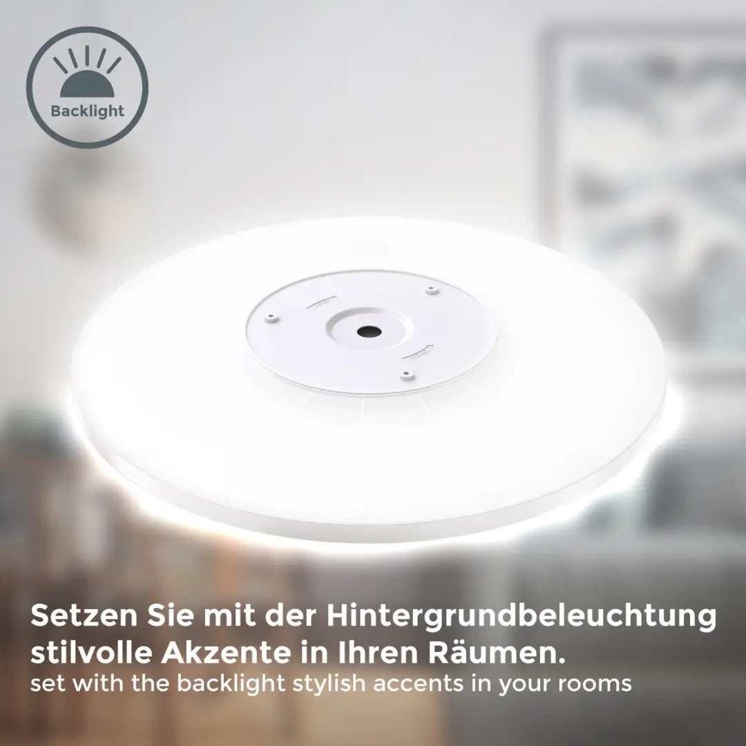 Briloner LED Paneel Plafondlamp Ø42cm 22W - 4.000K