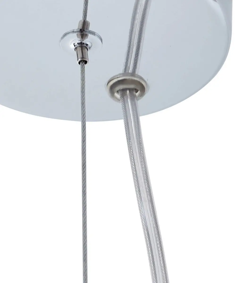 Lucande Hanglamp 5-lichten Satijn Koper - Ø46cm