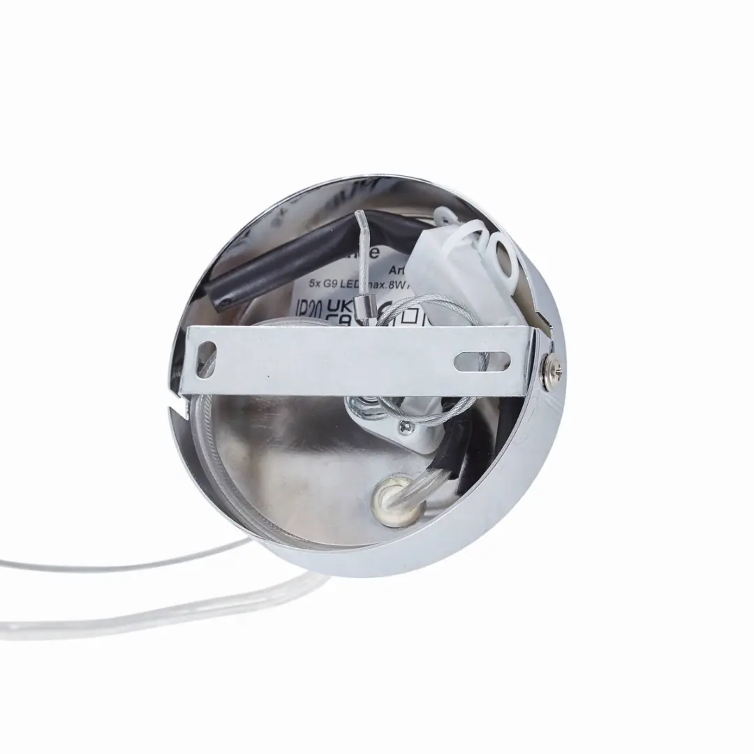 Lucande Hanglamp 5-lichten Satijn Koper - Ø46cm
