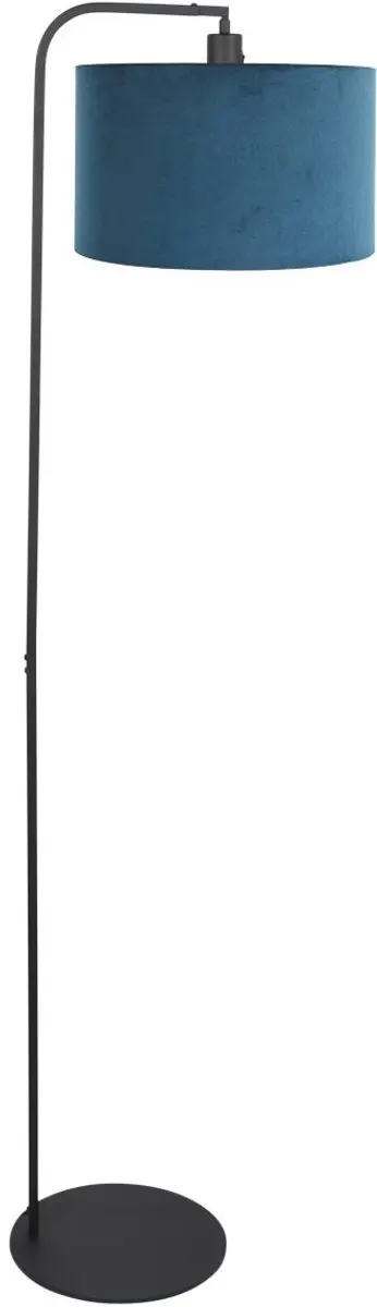 Steinhauer Vloerlamp 4797ZW - Blauwe kap - 152cm - Warm wit