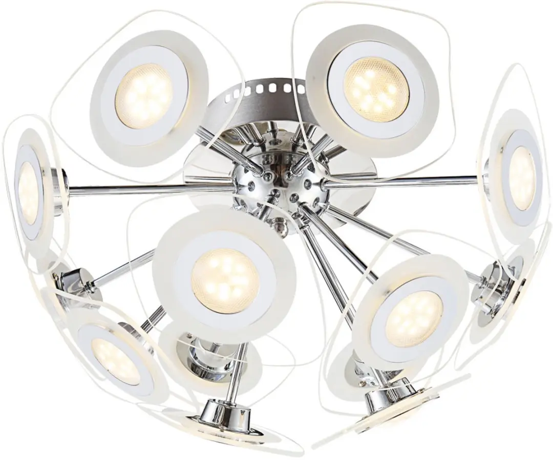 Globo Design 31,2W LED Plafondlamp 40710-13D - Chroom