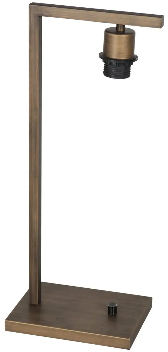 Steinhauer Stang 4902BR Bronzen Tafellamp - 51cm - E27 - Warm wit
