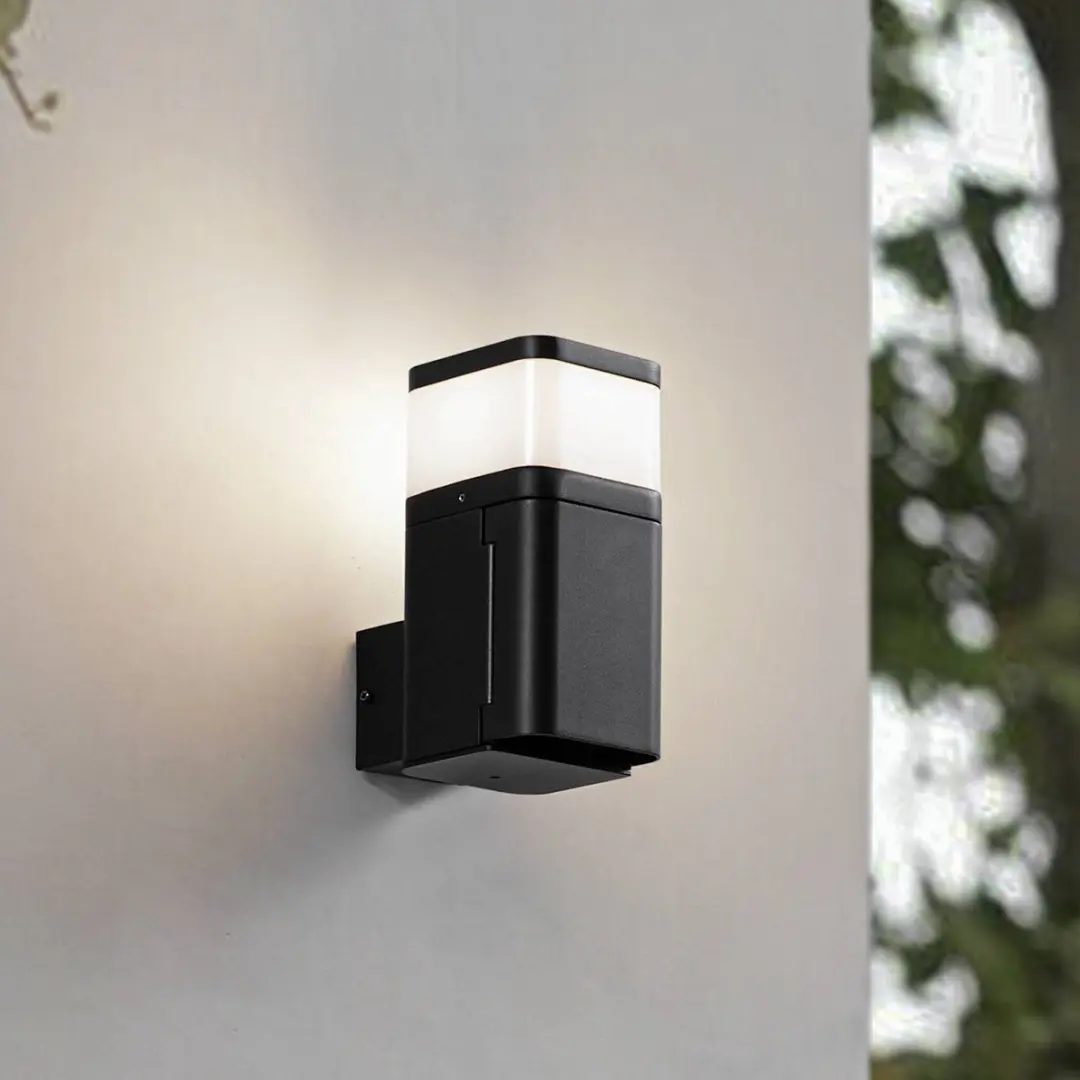 Lindby Wandlamp Buiten 1 Licht G9 - Zwart/Wit