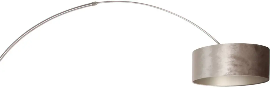 Steinhauer Sparkled Light 8125ST Vloerlamp - Zilver - 40W - afbeelding 6 van 6