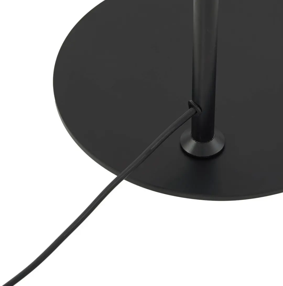 Lindby Vloerlamp 1 Licht E27 - 176,5 cm - Zwart