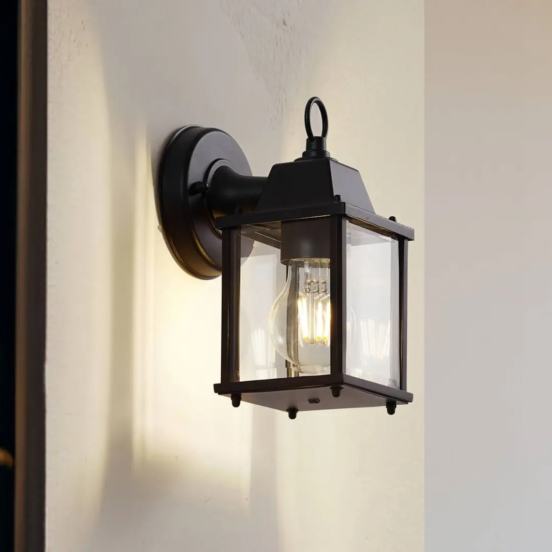 Lindby Wandlamp Buiten Aluminium Glas E27