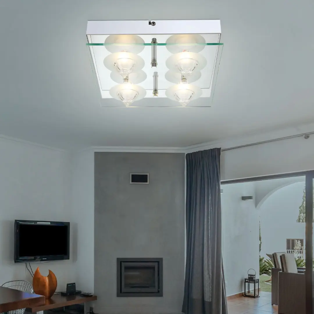 Globo Ramiro LED Designlamp 20W - Chroom - 3000K