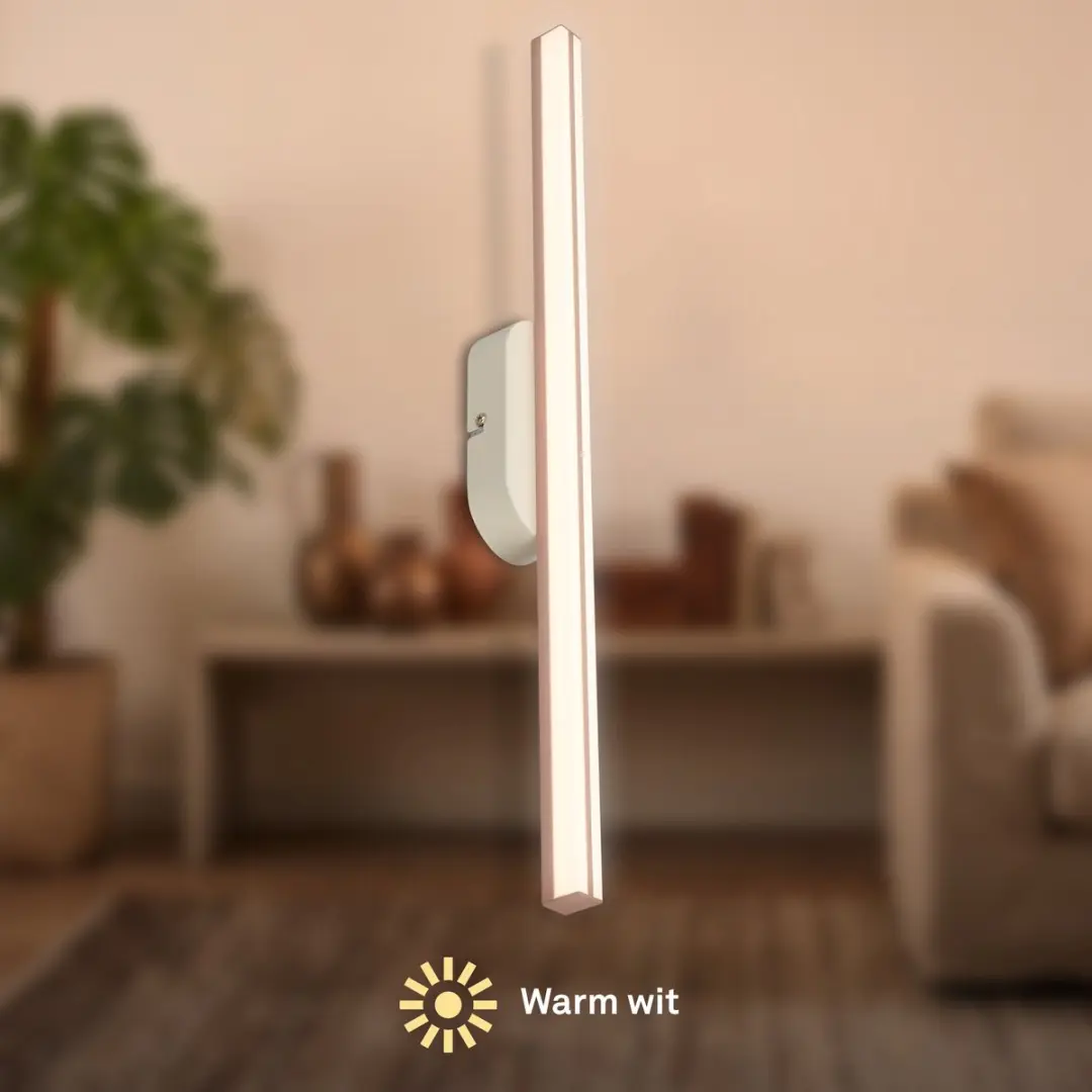 Briloner Ruth Wandlamp 60cm - Koffie - Warm wit licht - afbeelding 6 van 6