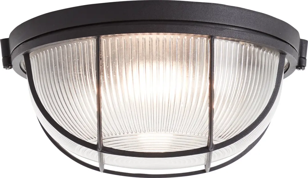 Brilliant Lauren Plafondlamp - 1 Lichtpunt 19cm - Zwart