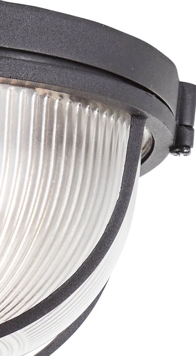 Brilliant Lauren Plafondlamp - 1 Lichtpunt 19cm - Zwart