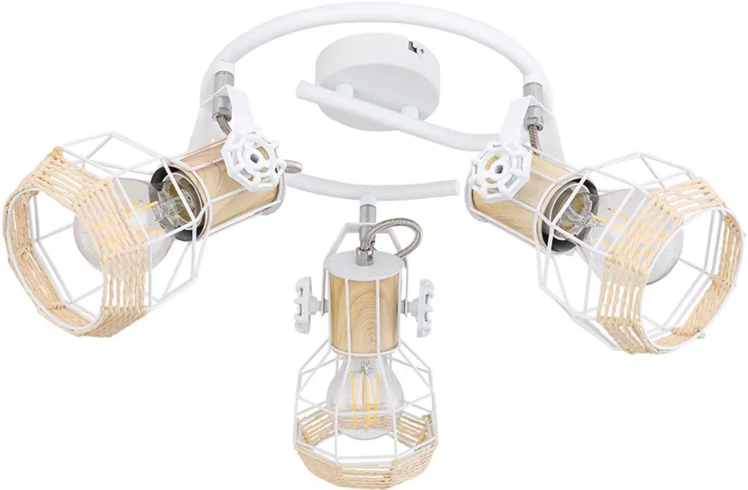 Globo Spotrondell 3 Plafondlamp D25cm