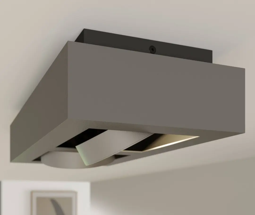 ARCCHIO Plafondlamp 2x GU10 20W - Donkergrijs