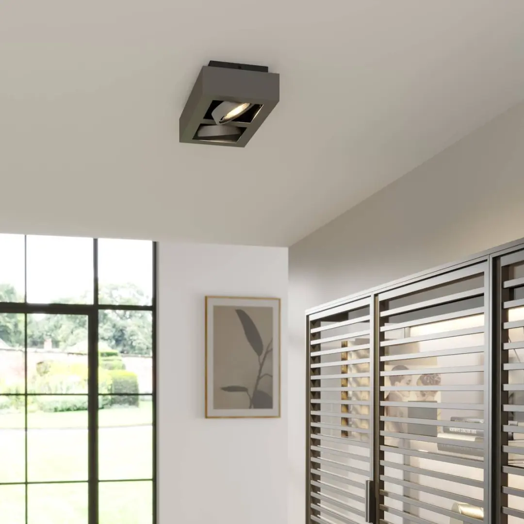 ARCCHIO Plafondlamp 2x GU10 20W - Donkergrijs