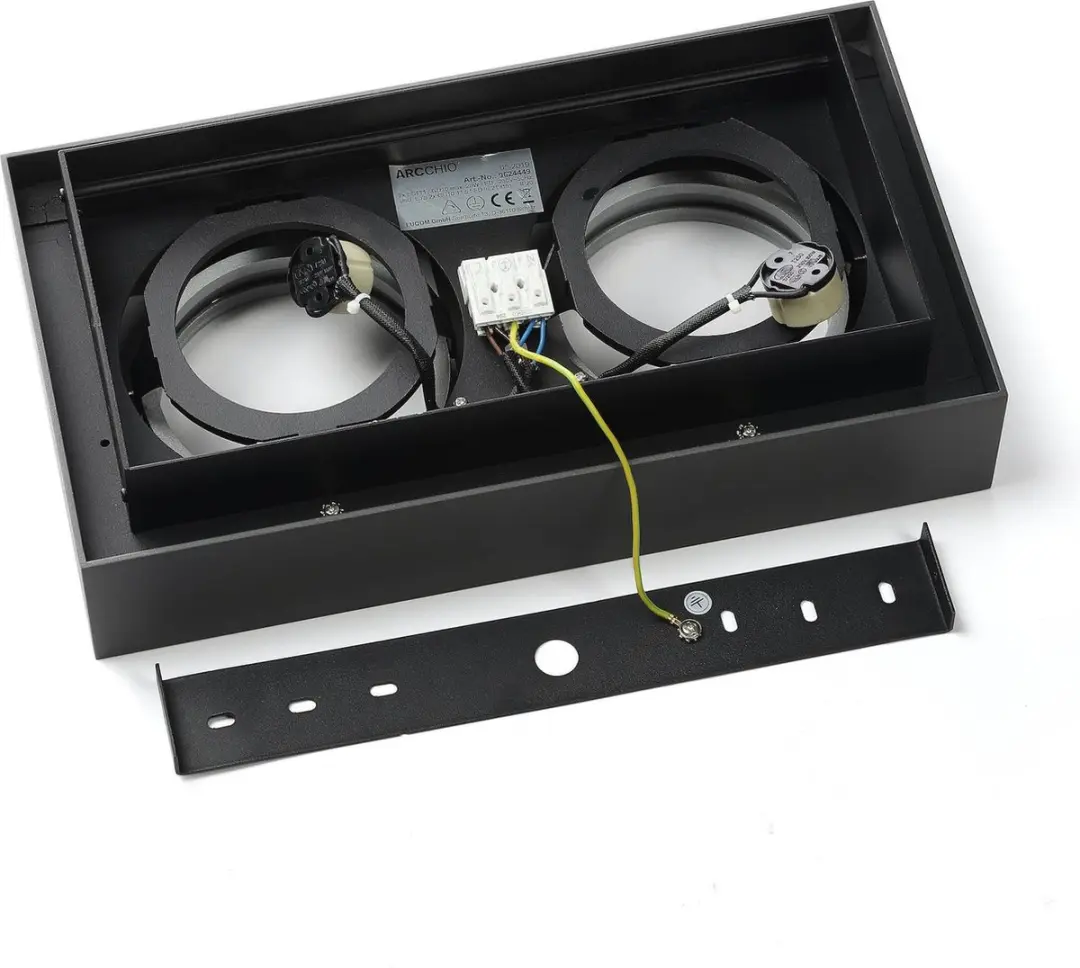 ARCCHIO Plafondlamp 2x GU10 20W - Donkergrijs