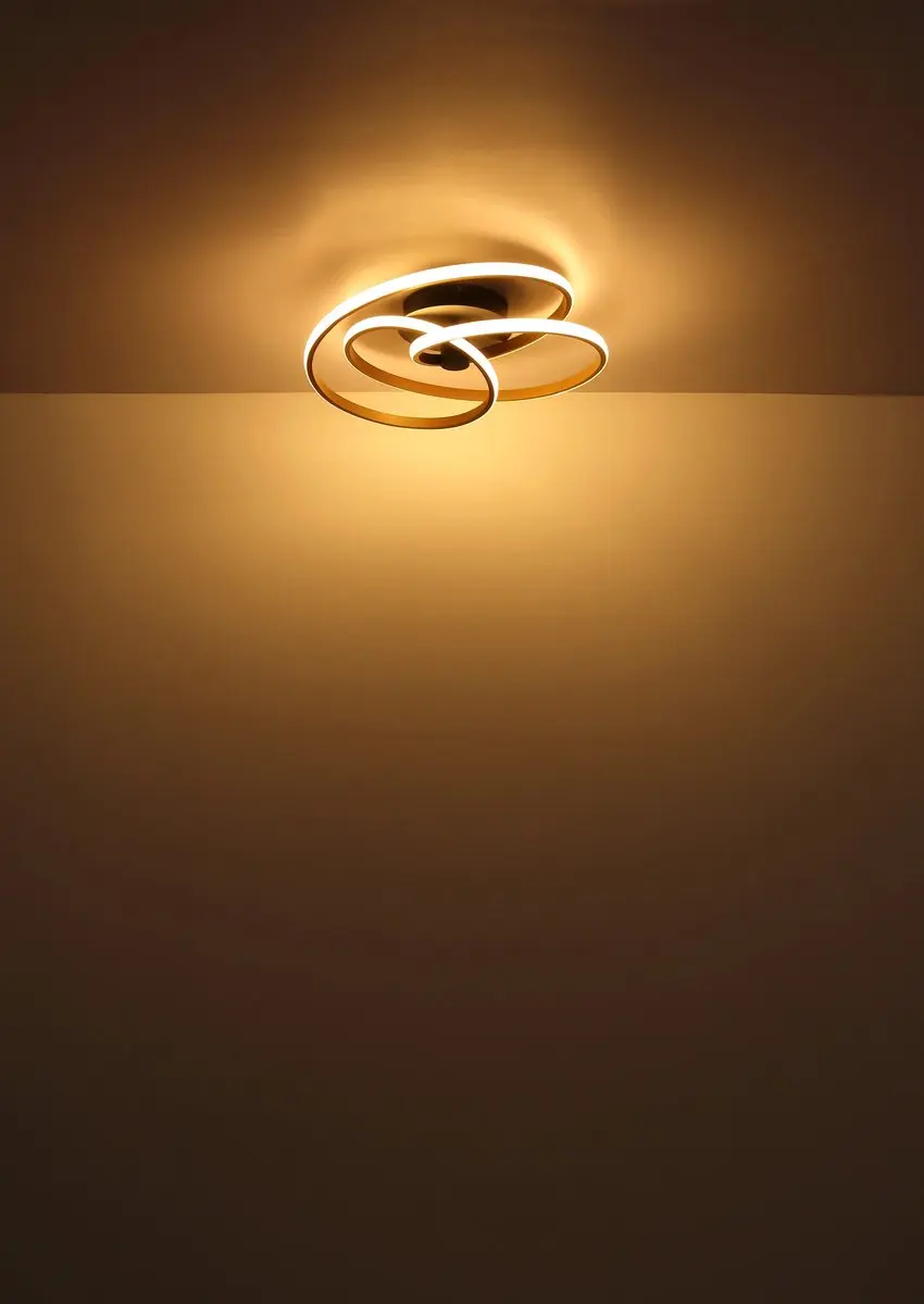 Globo Glyxar Plafondlamp Brons Ø50cm LED