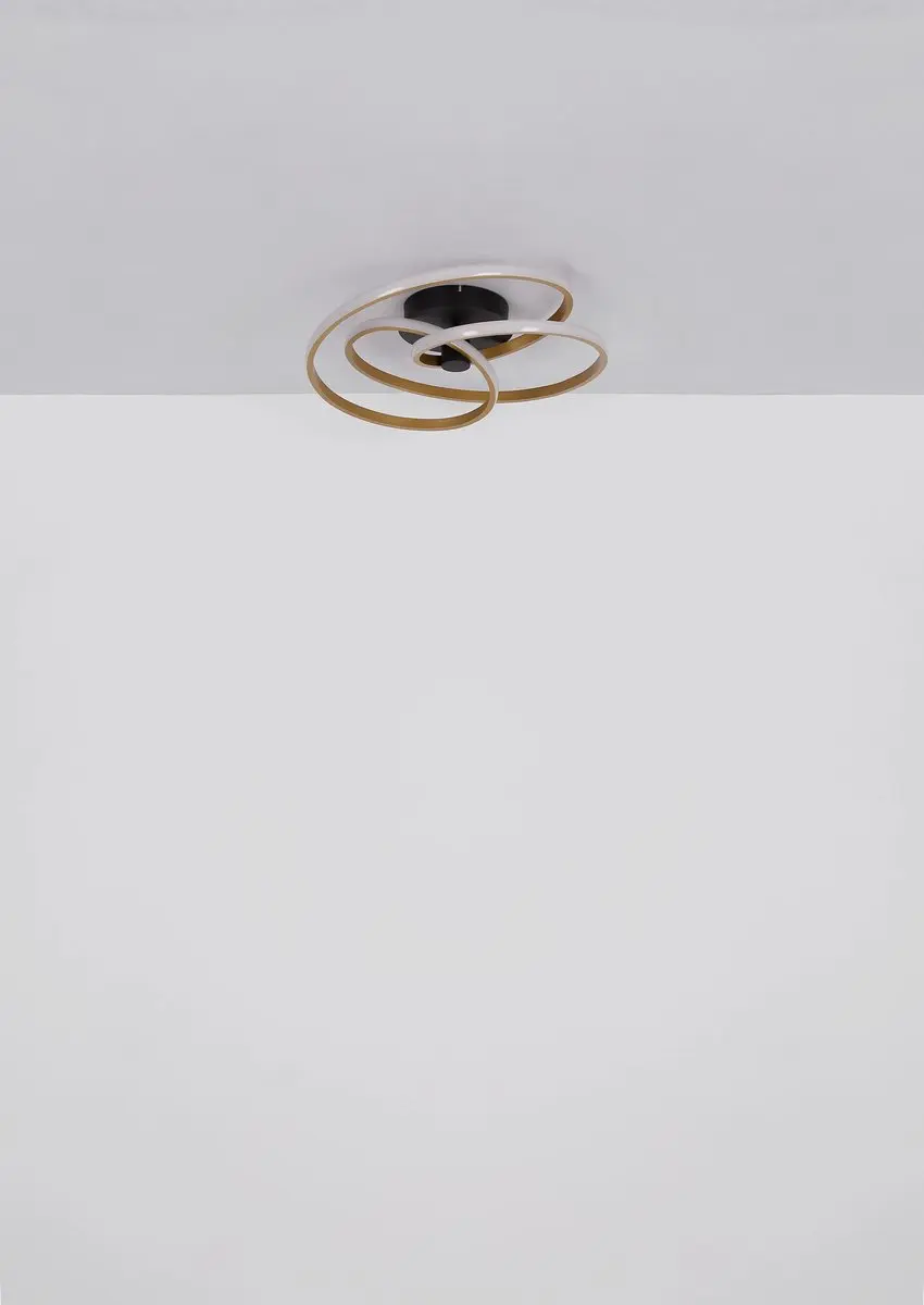 Globo Glyxar Plafondlamp Brons Ø50cm LED