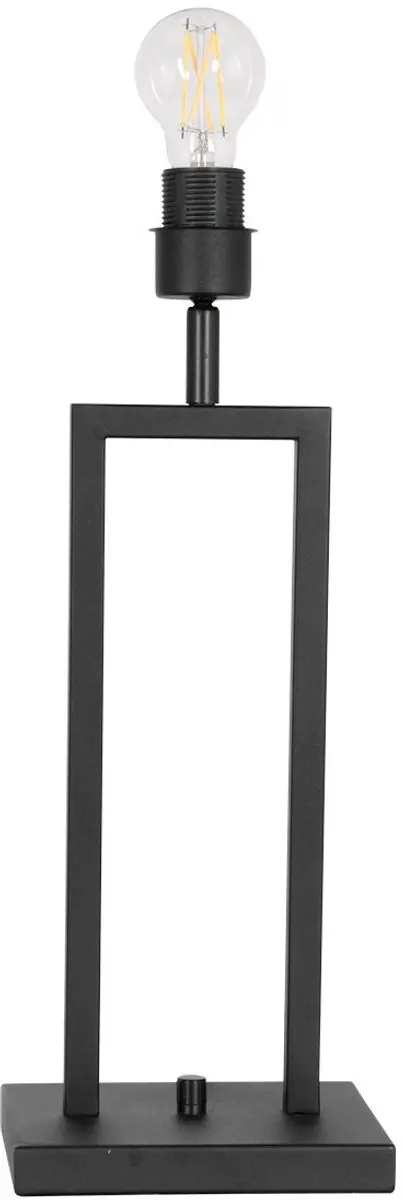 Steinhauer Tafellamp 4357ZW - Zwart Metaal met Kurk - 55cm