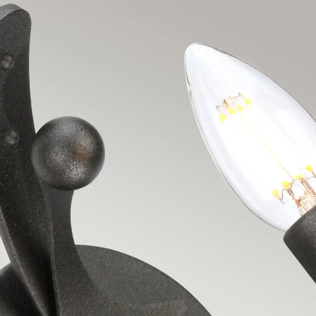 Elstead Windsor LED Wandlamp E14 60W - Graphite