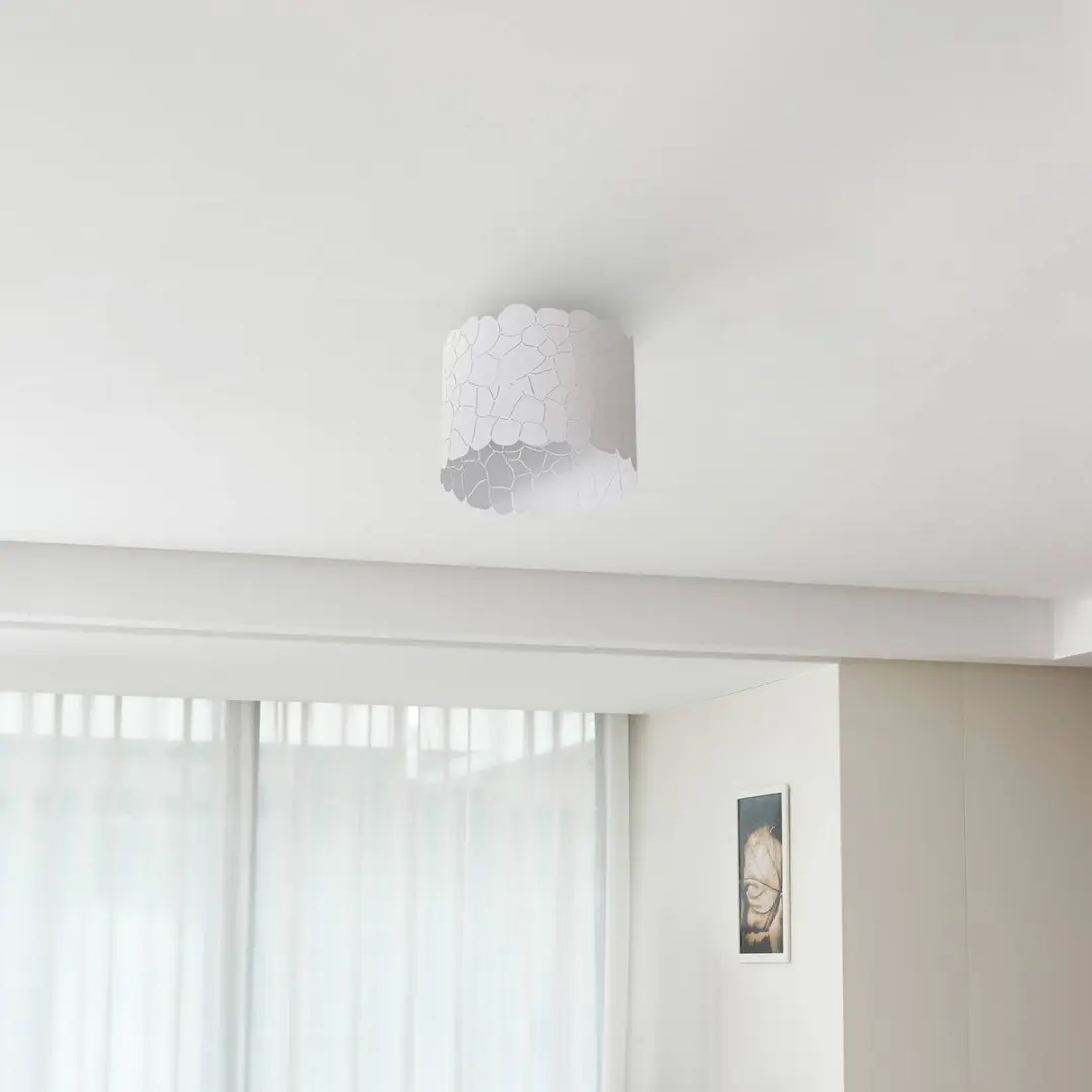 Lindby Plafondlamp Metaal 1 Licht E27 - 26cm Wit