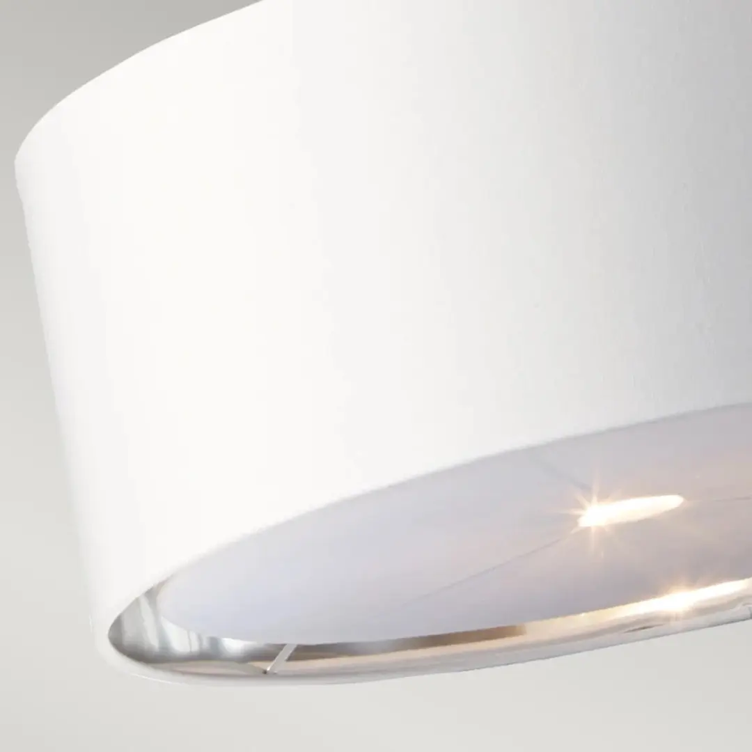 Elstead Lighting Balance LED Hanglamp - 1x E27 60W - Dimbaar - Zwart/Polished Nickel