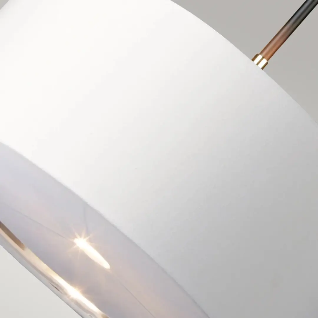 Elstead Lighting Balance LED Hanglamp - 1x E27 60W - Dimbaar - Zwart/Polished Nickel