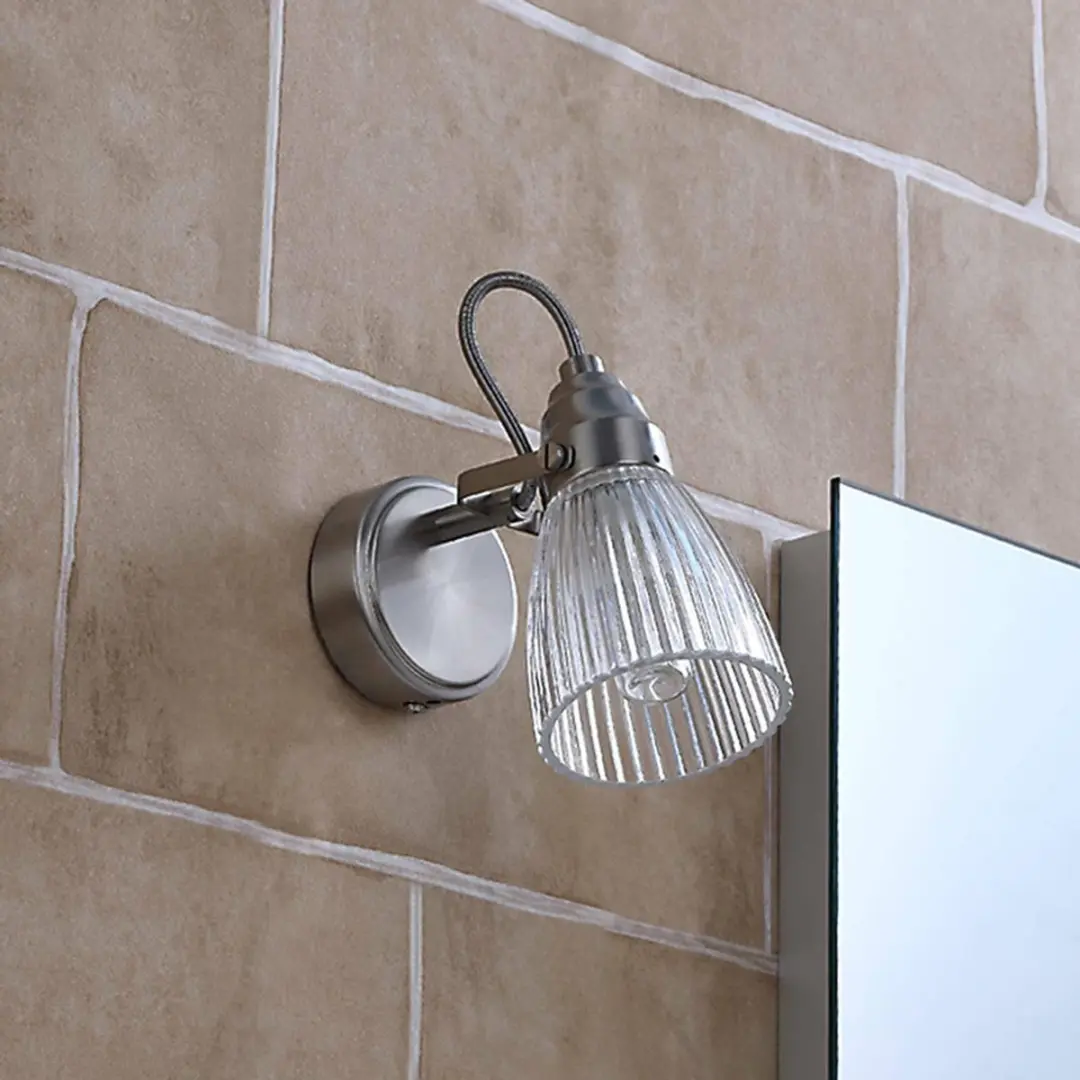 Lindby Wandlamp G9 - 21cm - Mat nikkel