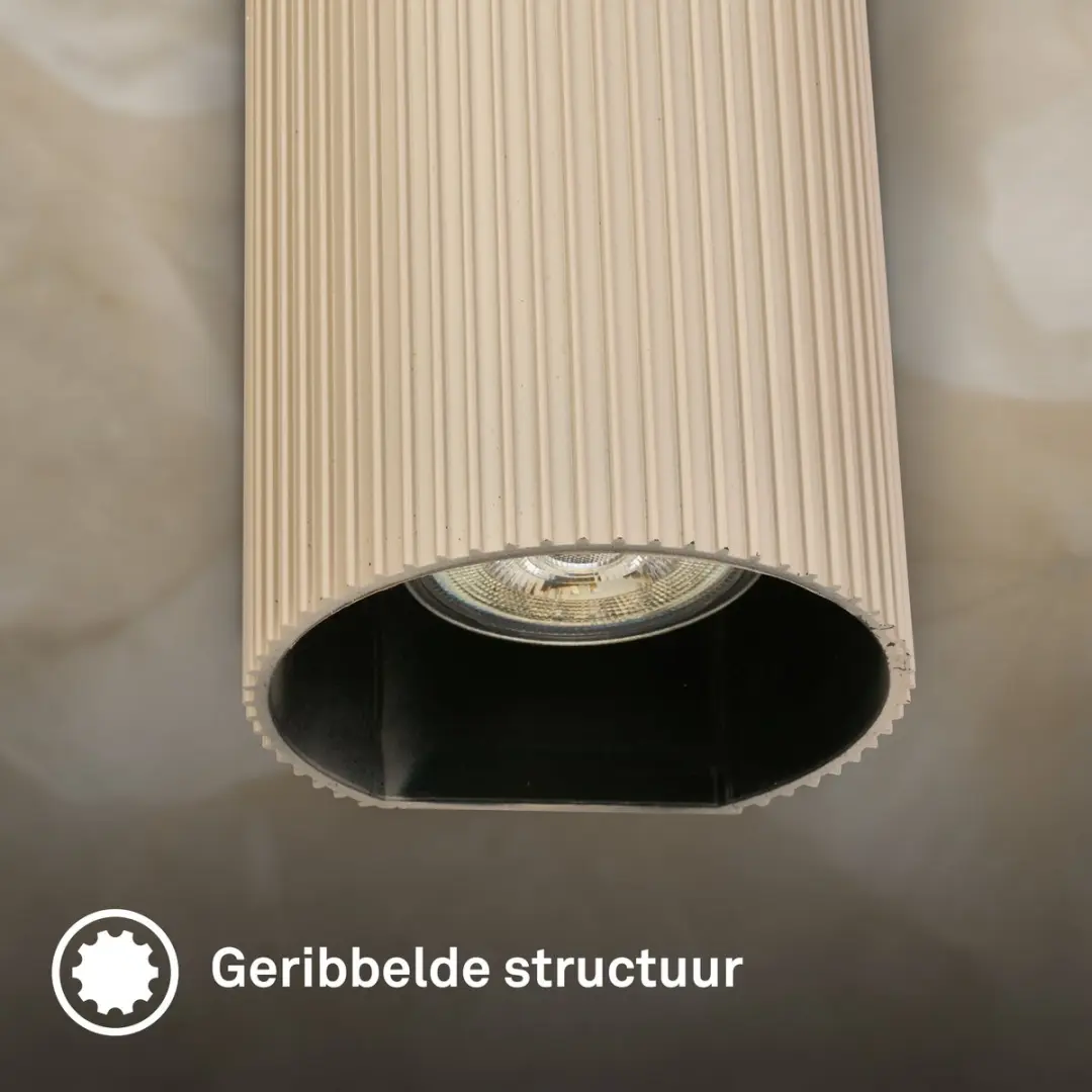 Briloner Ida Wandlamp GU10 9W - Beige