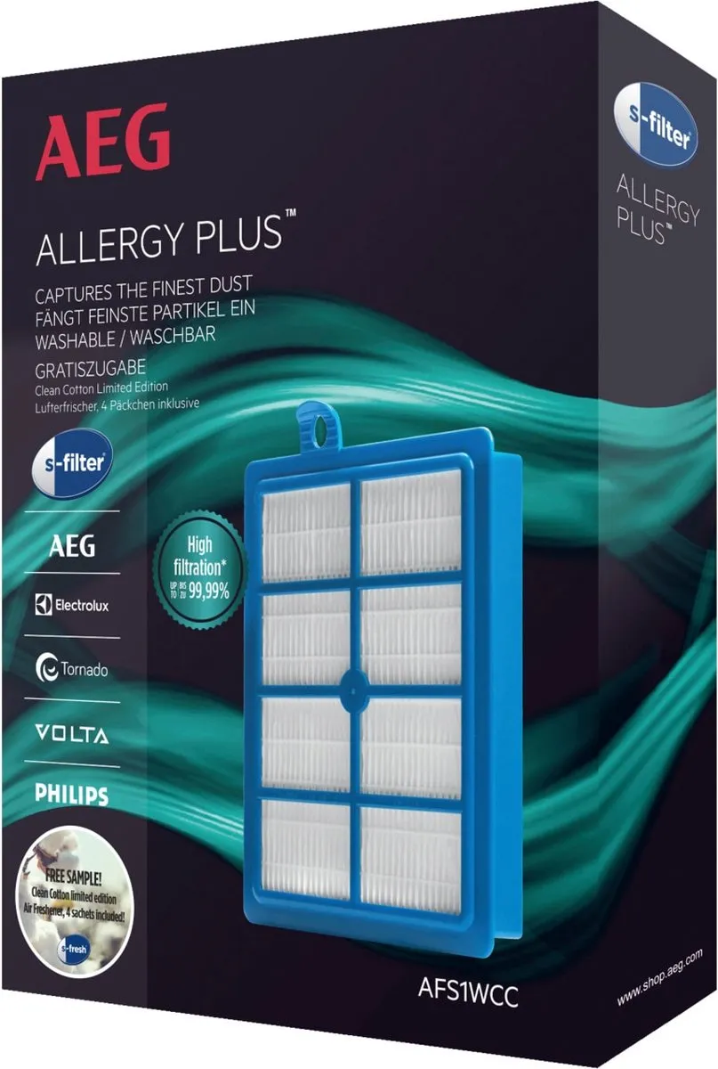 AEG H13 Allergy Plus Hepafilter G XL - Blauw