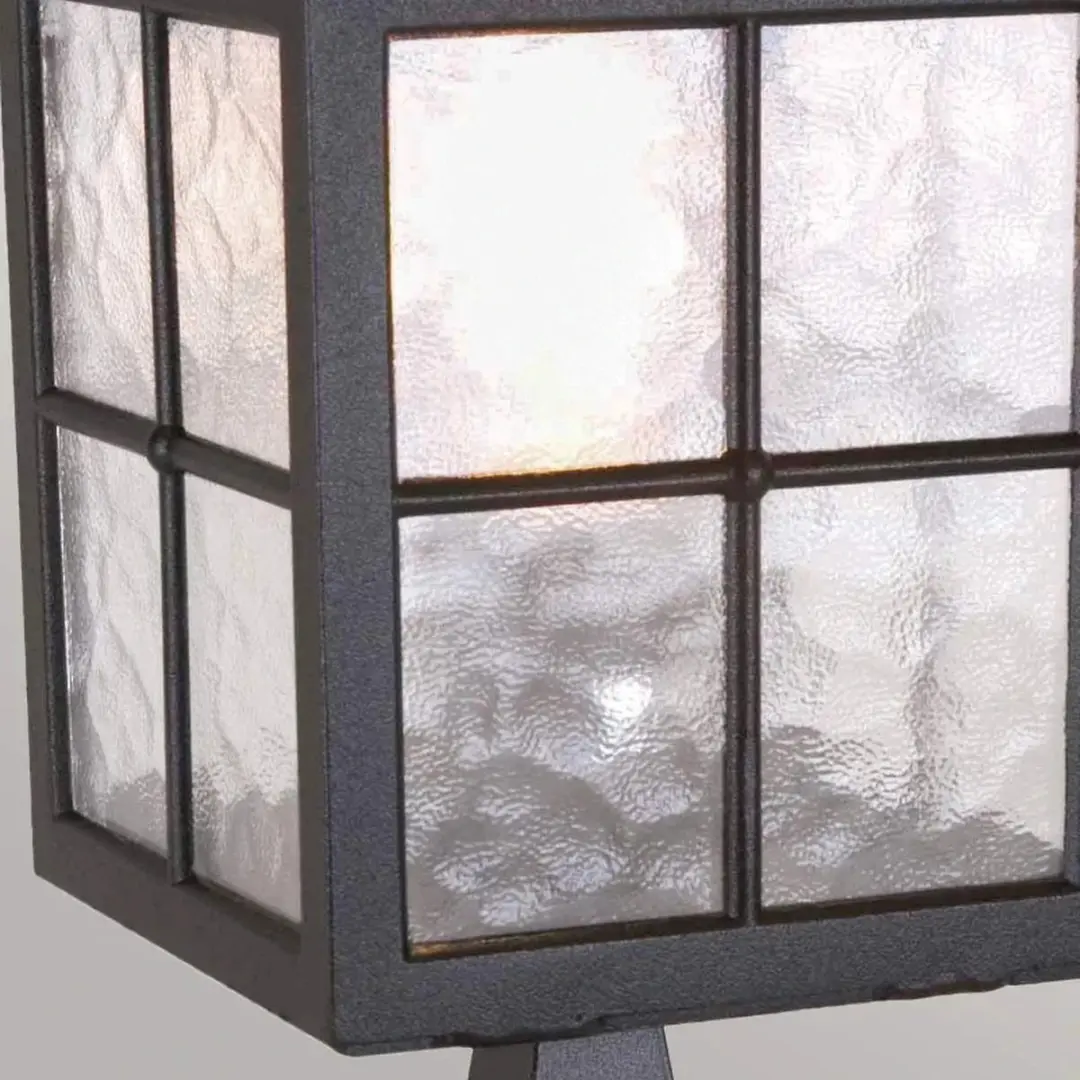 Elstead Mini LED Tuin Pilaar Winchester E27 60W - IP44 - Mat Zwart