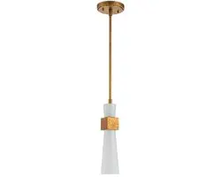 Elstead Kristy LED Hanglamp - Goud - E27 40W