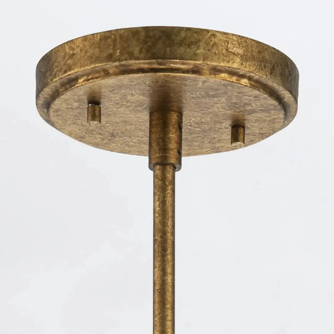 Elstead Kristy LED Hanglamp - Goud - E27 40W