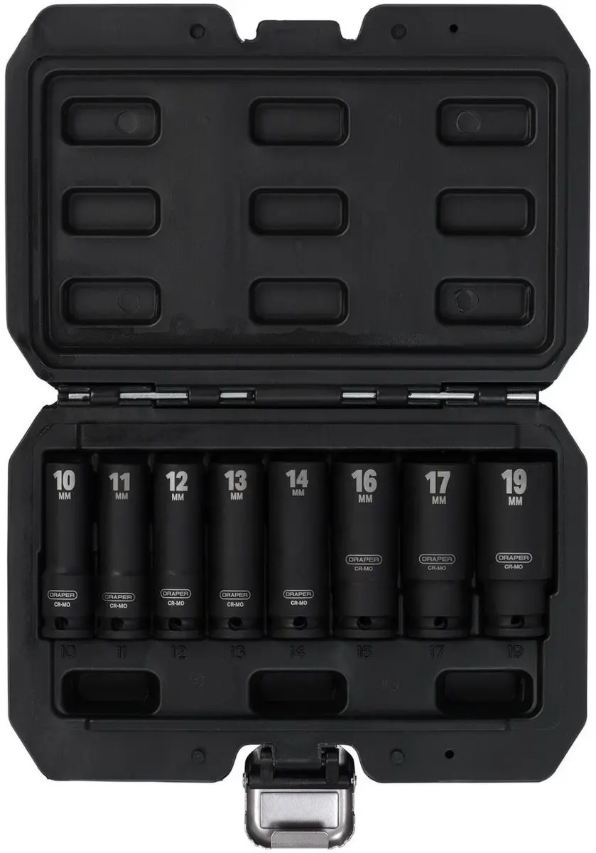 Draper Tools 3/8" HI-TORQ Krachtdoppenset 8-delig