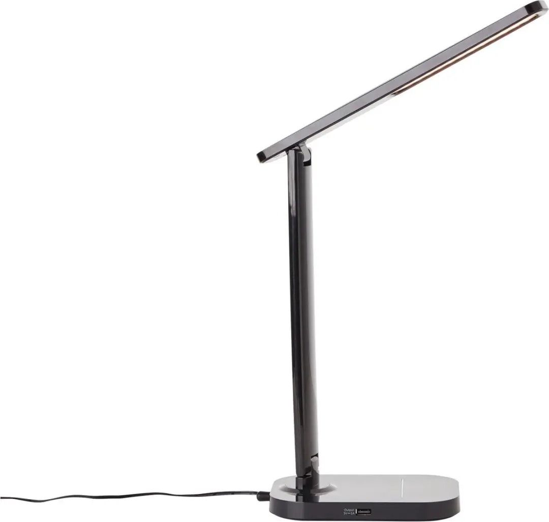 Brilliant Vicaro Bureaulamp - LED 8W Draadloos Oplaadstation - Zwart