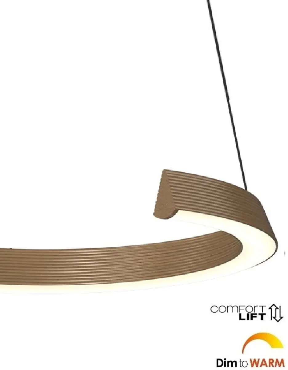 Freelight Hanglamp Cavallo Ø65cm - Brons/Goud