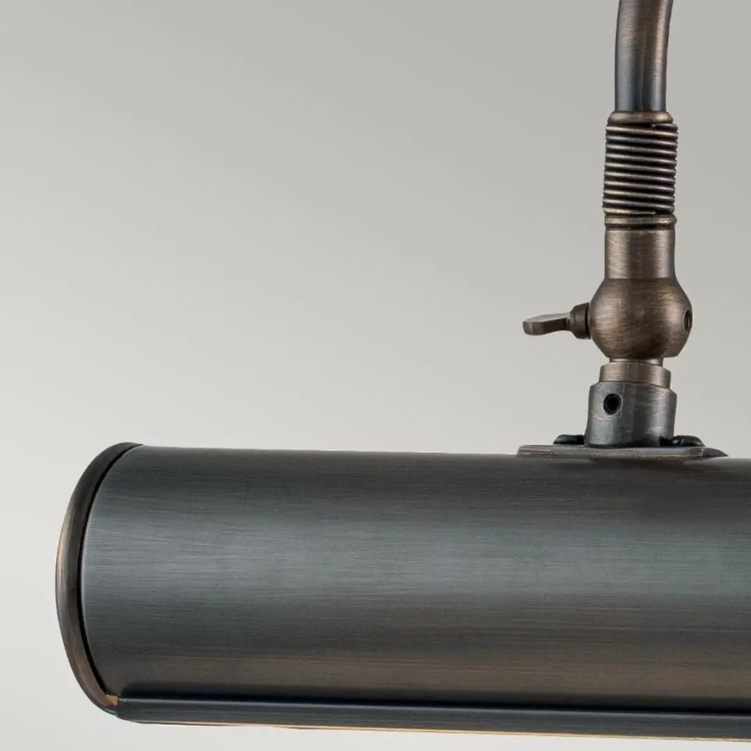 Elstead Lighting Picture Light - Warm wit - 40W - Dimbaar - Dark Bronze