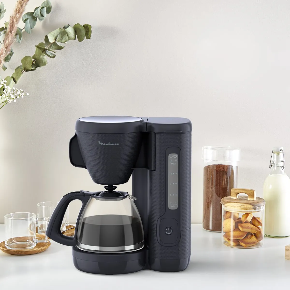 Moulinex FG2M0810 Halfautomatisch Koffiezetapparaat - 1,25L - 15 Kopjes - Nachtblauw