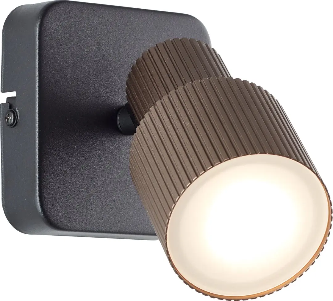 Brilliant Cadiz Plafondspot GU10 5W - 3000K - Zwart/Koper