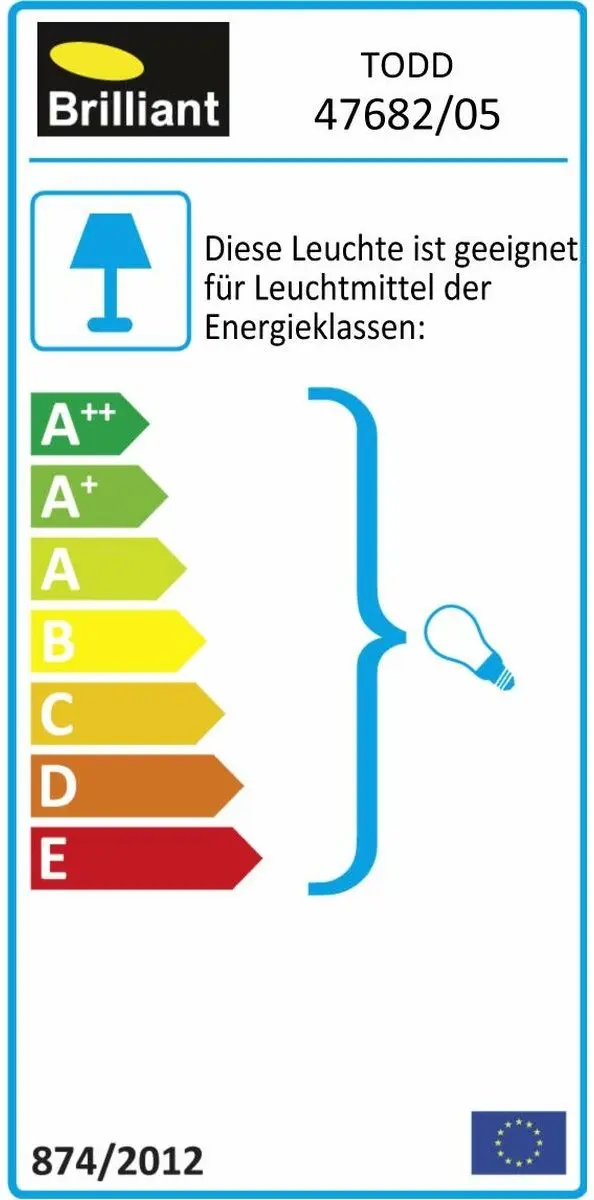 Brilliant TODD Buiten Wandlamp - Wit