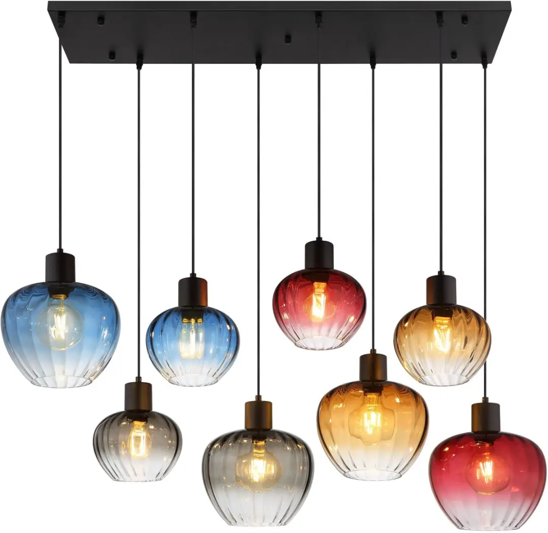 Globo TOY Hanglamp 8x E27 - Multicolor