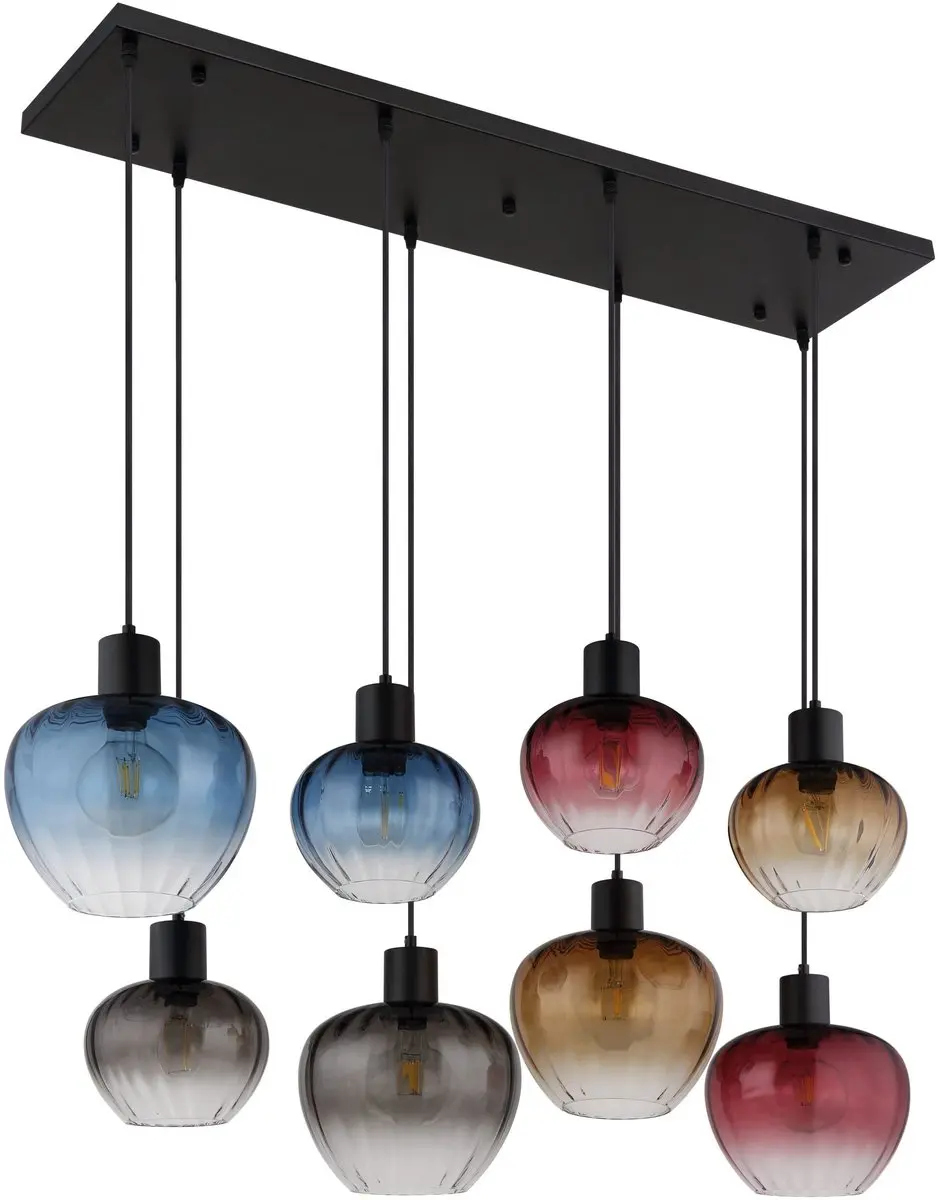 Globo TOY Hanglamp 8x E27 - Multicolor