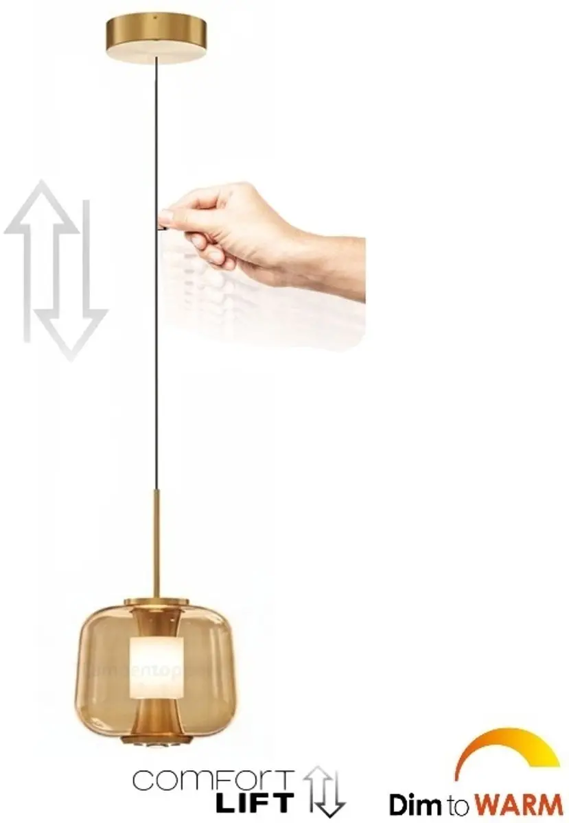 Freelight Hanglamp Rosa 1 Lichts Ø21cm